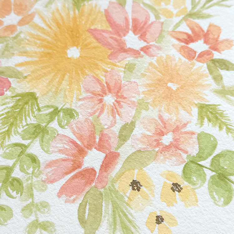 All Custom Watercolor Floral Paintings