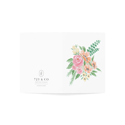 Barely Blush Floral Greeting Cards
