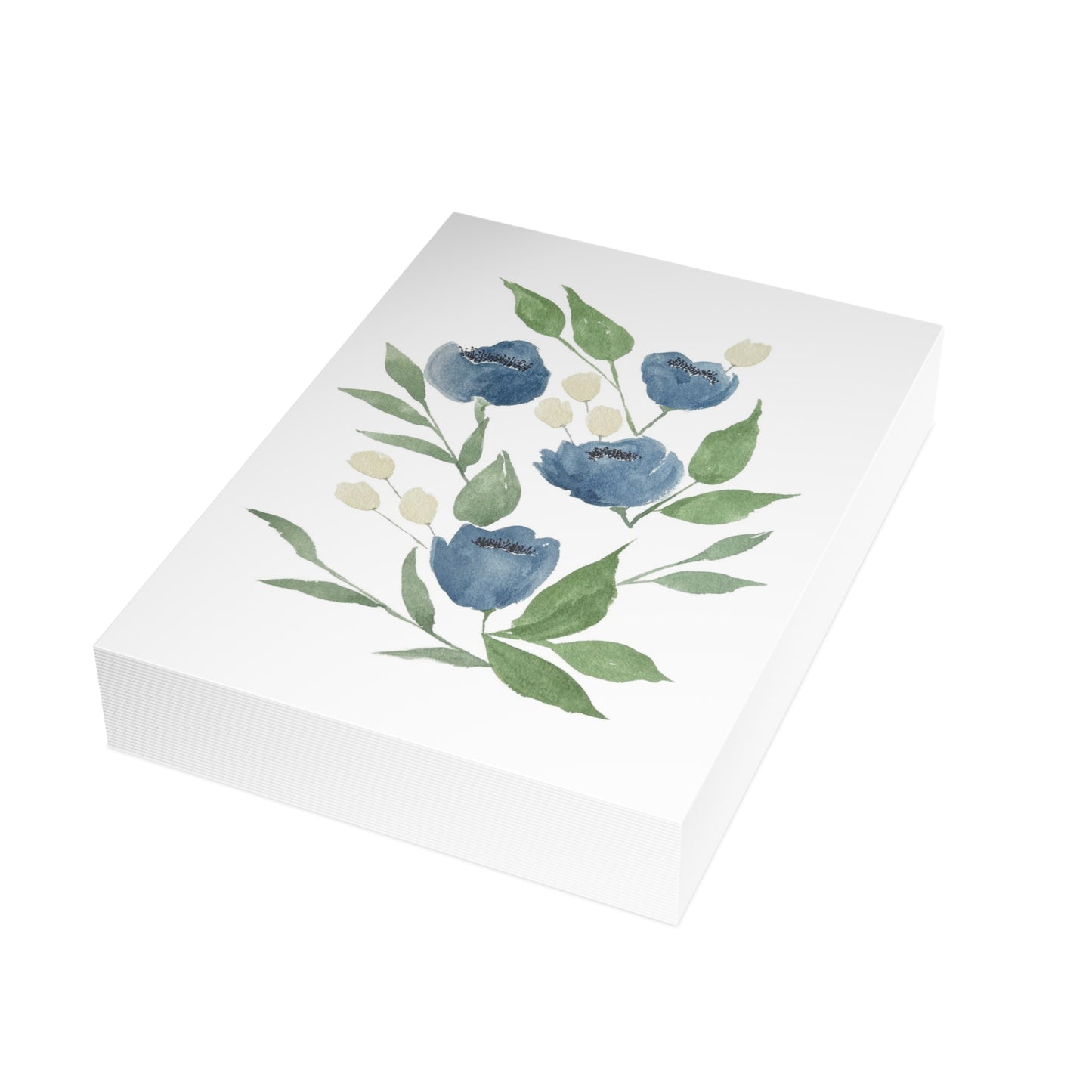 Midnight Blooms Floral Greeting Cards