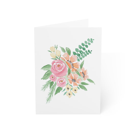 Barely Blush Floral Greeting Cards