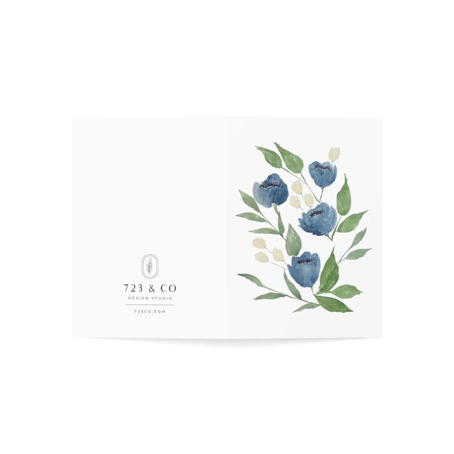 Midnight Blooms Floral Greeting Cards